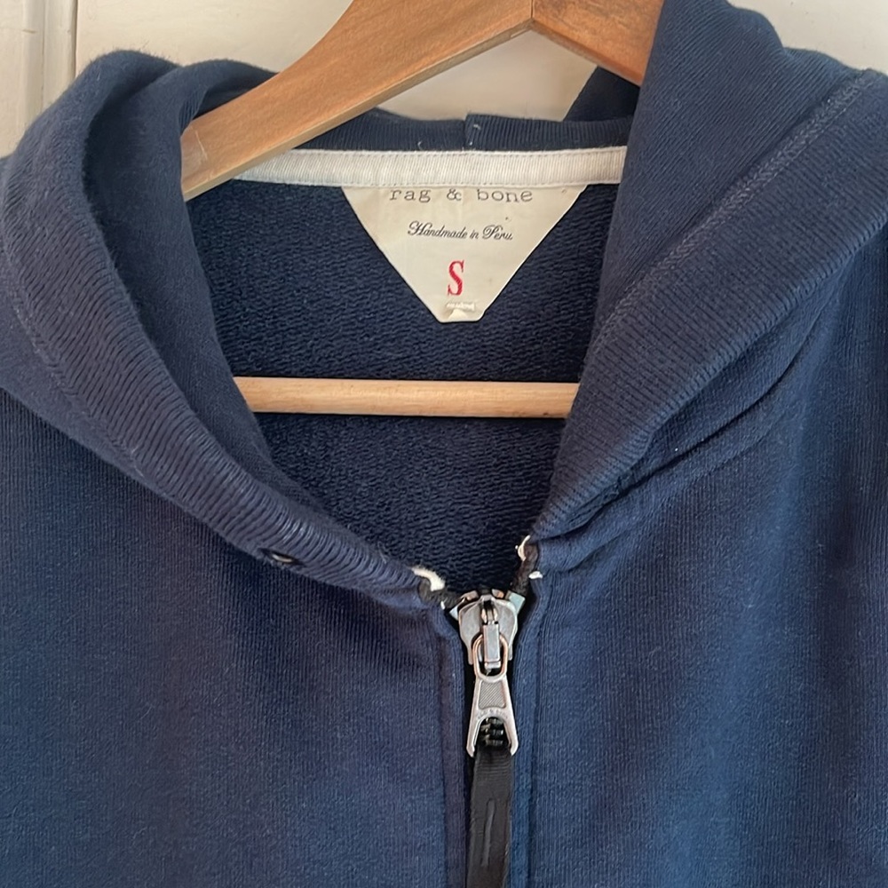 Mens Rag & Bone Hooded Sweatshirt Hoodie Size Small